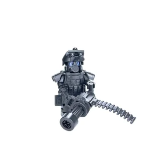Minifigure - Heavily Armed Special Forces Operative Heavy Gunner and minigun (LEGO Alternative) Minifigure - Heavily Armed Special Forces Operative Heavy Gunner and minigun (LEGO Alternative)