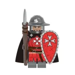 Knight Hospitaller - Custom Printed Brick Block Figure
