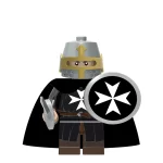 Knight Hospitaller medieval Christian military order - Custom Printed Brick Block Figure