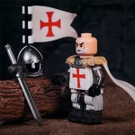 Knight Templar - Custom Printed Brick Block Figure