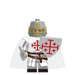 Knight of the Holy Sepulchre - Custom Printed Brick Block Figure