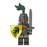 Medieval Dragon Country Knight - Custom Printed Brick Block Figure