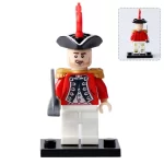Napoleonic era British officer or soldier - Custom Printed Brick Block Figure