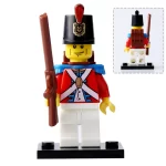 Napoleonic era British soldier - Custom Printed Brick Block Figure