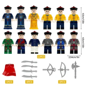 Minifigure Qing Dynasty of China figures LEGO Alternative Minifigure Qing Dynasty of China figures LEGO Alternative