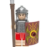 Roman Legionary heavily armored spearman - Custom Printed Brick Block Figure