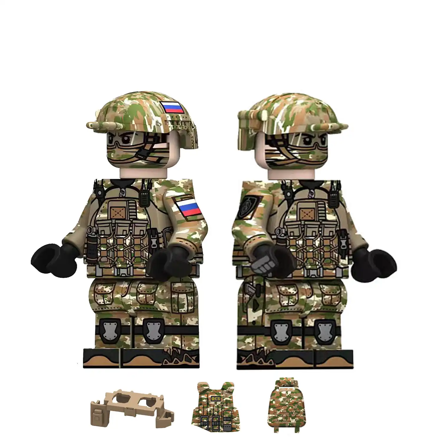 Minifigure - Russian Special Forces soldier (LEGO Alternative)