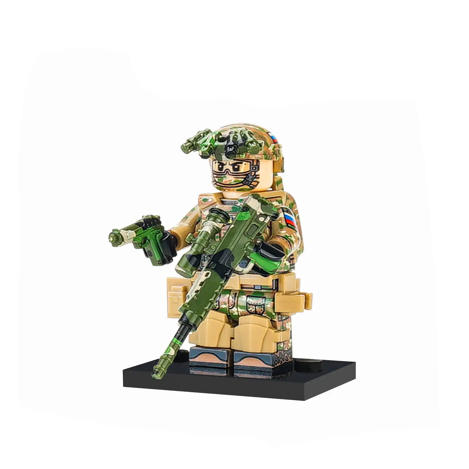 Minifigure - Russian soldier (LEGO Alternative) Minifigure - Russian soldier (LEGO Alternative)