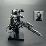 SWAT Special Weapons and Tactics Flamethrower Trooper Anti Riot Specialist - Custom Printed Brick Block Figure