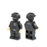SWAT team Lightning Commando Unit - Custom Printed Brick Block Figure