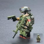 Snow Leopard Commando Unit People Armed Police of China - Custom Printed Brick Block Figure