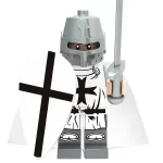Teutonic Crusader Knight Templar - Custom Printed Brick Block Figure
