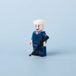 U.S. Navy sailor - Custom Printed Brick Block Figure