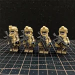 US Army fireteam - Custom Printed Brick Block Figure