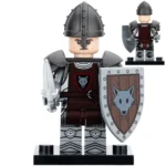 Wolf Clan Knight - Custom Printed Brick Block Figure