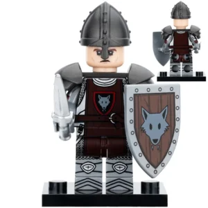 Minifigure Wolf Clan Knight LEGO Alternative Minifigure Wolf Clan Knight LEGO Alternative