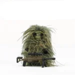 all terrain sniper equipped with a dark sand colored XM2010 sniper rifle and a ghillie suit - Custom Printed Brick Block Figure