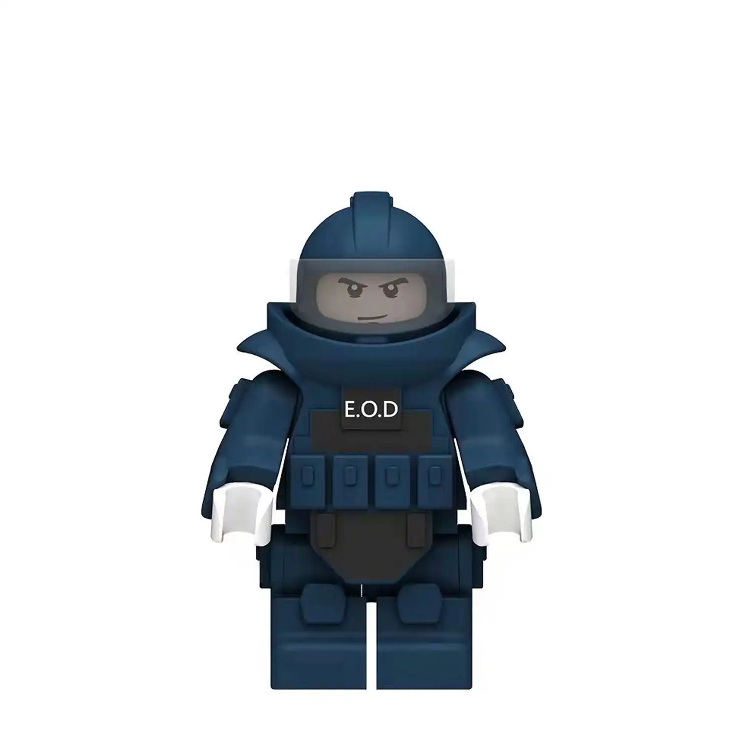 Minifigure - bomb disposal expert wearing a beige EOD Explosive Ordnance Disposal bomb sapper suit green color (LEGO Alternative) Minifigure - bomb disposal expert wearing a beige EOD Explosive Ordnance Disposal bomb sapper suit green color (LEGO Alternative)
