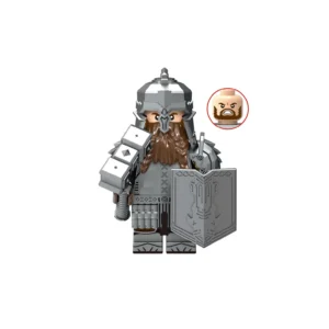 Minifigure dwarf warrior LEGO Alternative 3 Minifigure dwarf warrior LEGO Alternative