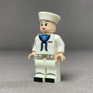 Minifigure - female sailor naval - LEGO Alternative 2 Minifigure - female sailor naval - LEGO Alternative