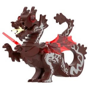 Minifigure medieval Great dragon brown LEGO Alternative Minifigure medieval Great dragon brown LEGO Alternative
