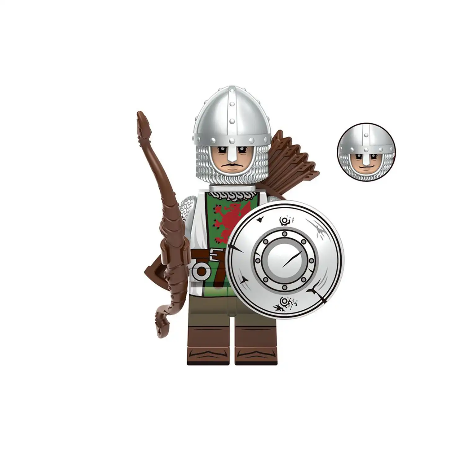 Minifigure medieval archer bowman LEGO Alternative