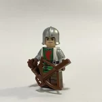 medieval crossbowman archer - Custom Printed Brick Block Figure