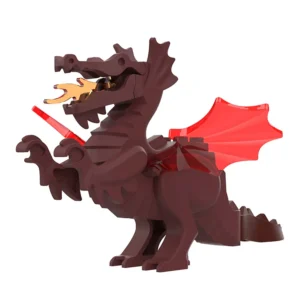 Minifigure medieval dragon brown LEGO Alternative Minifigure medieval dragon brown LEGO Alternative