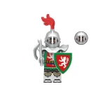 medieval knight - Custom Printed Brick Block Figure