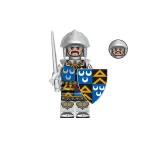 medieval knight noble house faction - Custom Printed Brick Block Figure