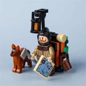 Minifigure medieval wanderer traveler adventurer LEGO Alternative Minifigure medieval wanderer traveler adventurer LEGO Alternative