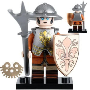 Minifigure militia soldier or town guard LEGO Alternative 2 Minifigure militia soldier or town guard LEGO Alternative