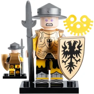 Minifigure militia soldier or town guard LEGO Alternative 4 Minifigure militia soldier or town guard LEGO Alternative