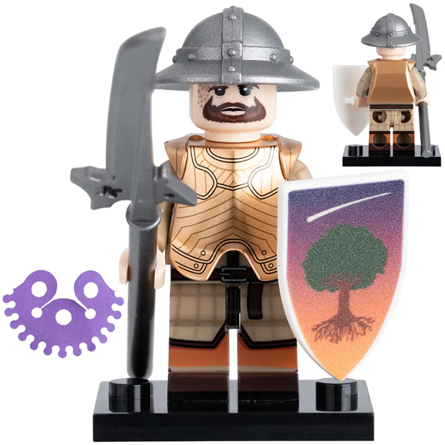 Minifigure militia soldier or town guard LEGO Alternative Minifigure militia soldier or town guard LEGO Alternative