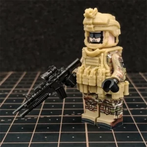 Minifigure - modern soldier grenadier in MultiCam camouflage (LEGO Alternative) Minifigure - modern soldier grenadier in MultiCam camouflage (LEGO Alternative)