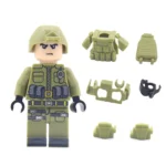 modern soldier special forces operator SWAT police officer - Custom Printed Brick Block Figure