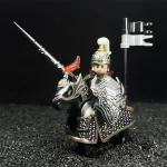 mounted knight and warhorse - Custom Printed Brick Block Figure