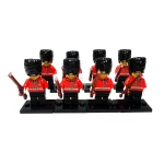 ritish Royal Guards ceremonial soldiers - Custom Printed Brick Block Figure