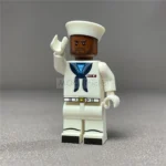 sailor naval dark skin - Custom Printed Brick Block Figure