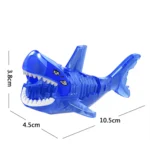 shark blue Transparent - Custom Printed Brick Block Figure