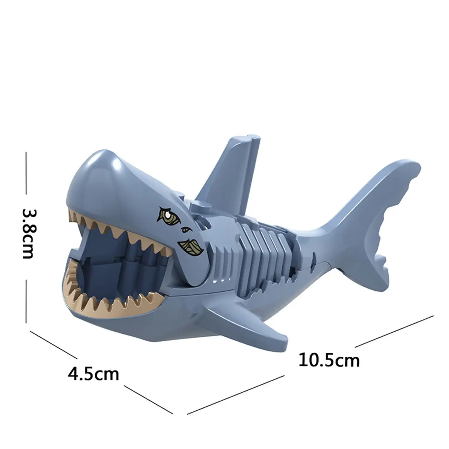 Minifigure - shark grey blue - LEGO Alternative Minifigure - shark grey blue - LEGO Alternative