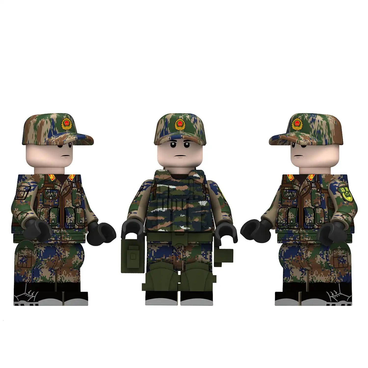 Minifigure - soldier of the People's Armed Police PAP of China (LEGO Alternative) Minifigure - soldier of the People's Armed Police PAP of China (LEGO Alternative)