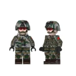 soldier of the Peoples Liberation Army PLA of China - Custom Printed Brick Block Figure