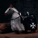 warhorse for a Knight Hospitaller and Crusader - Custom Printed Brick Block Figure