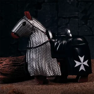 Minifigure warhorse for a Knight Hospitaller and Crusader LEGO Alternative Minifigure warhorse for a Knight Hospitaller and Crusader LEGO Alternative