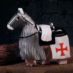 Minifigure warhorse for a Knight Templar and Crusader LEGO Alternative Minifigure warhorse for a Knight Templar and Crusader LEGO Alternative