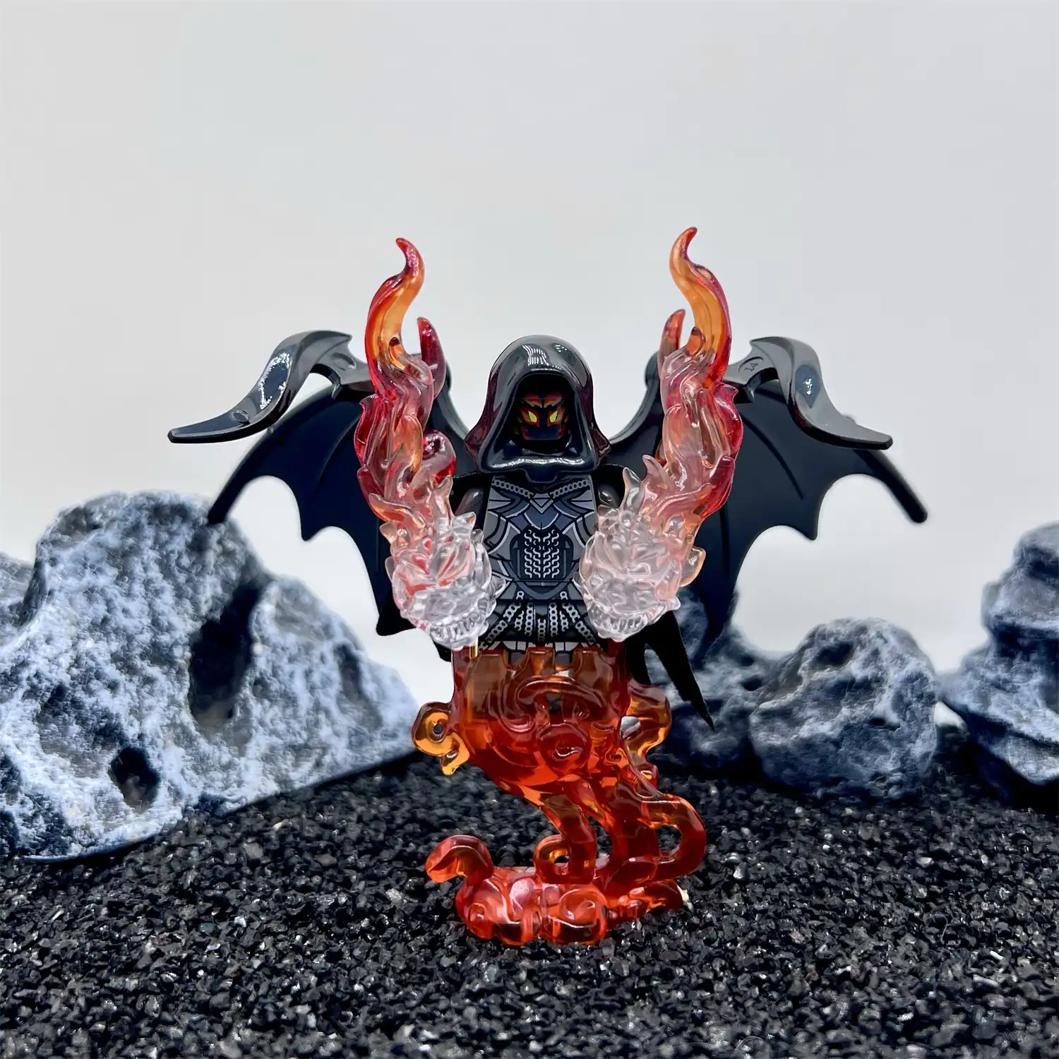 Minifigure – Abyssal Flame Demon Balrog type fantasy monster (LEGO Alternative) Minifigure – Abyssal Flame Demon Balrog type fantasy monster (LEGO Alternative)