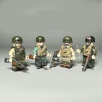 Band of Brothers Easy Company WWII US 101st Airborne Soldiers figures - Custom Printed Brick Block Figure