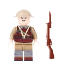 British Army soldier from World War I - Custom Printed Brick Block Figure