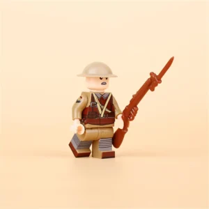 Minifigure – British World War I Soldier (LEGO Alternative) Minifigure – British World War I Soldier (LEGO Alternative)